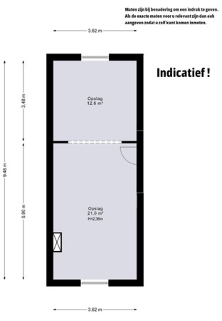 Floorplan - Paterswoldseweg, 9728 AL Groningen